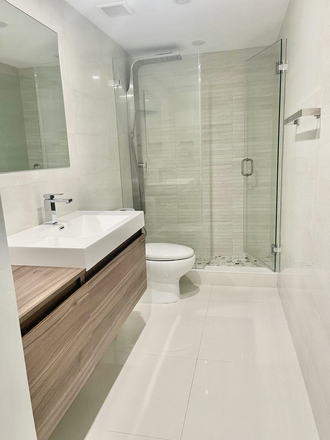 Master Bath - Remodeled beautiful 1 bedroom/1.5 Bathroom Centrally Located, First floor, Assigned Parking. Condo