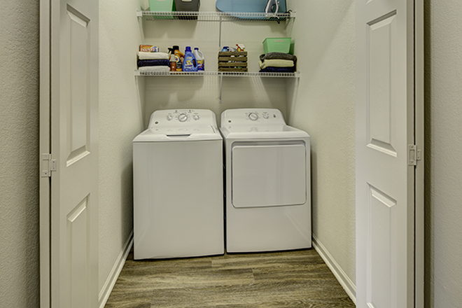 Laundry in-unit - Aggie Station Apartments