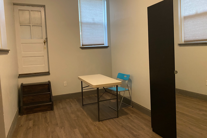 Sleeping/Living area - Studio Available One Block from Peabody Shuttle Stop Apartments