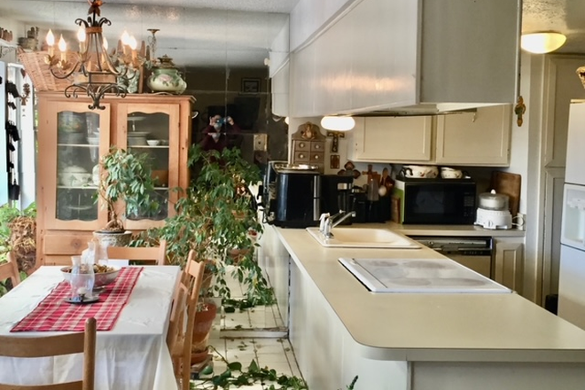 Kitchen and Dining Room - House with one fully furnished Room available for Rent near UTD