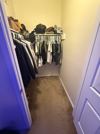 Bedroom Closet - Village West 3 bed 2 bath apartment(Renting for 1 bed)