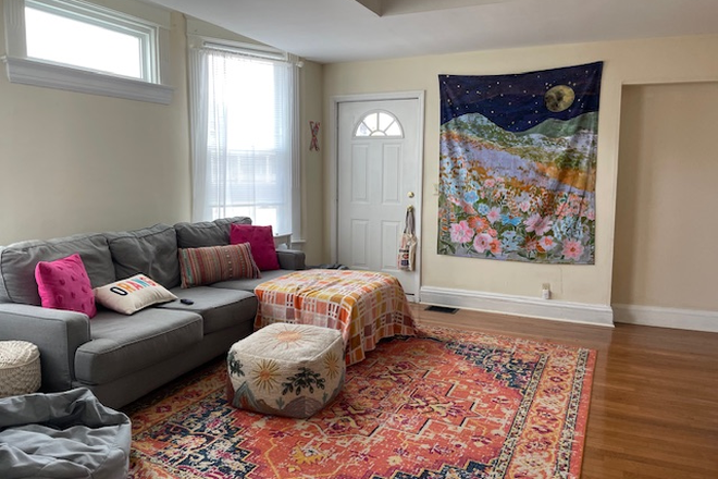 Living room - 6-bedroom house at Wayland and Regent available 6/1/2026