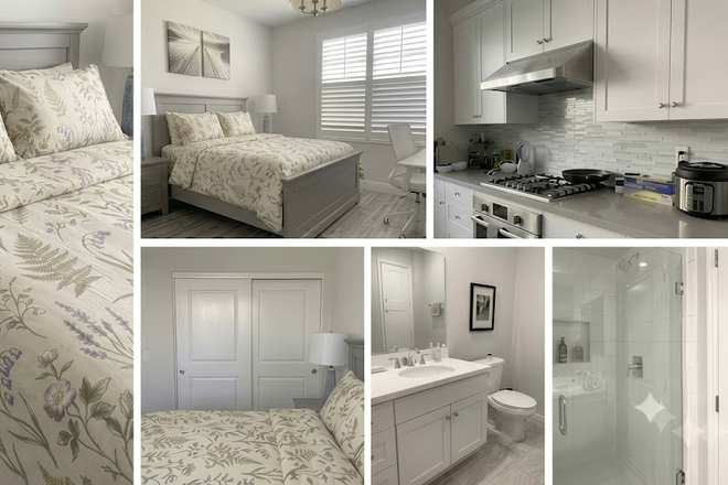 Bedroom and Individual bathroom downstairs - Premium Shared 1B1B in Portola Springs | Resort Living w/UCI Alumni Condo