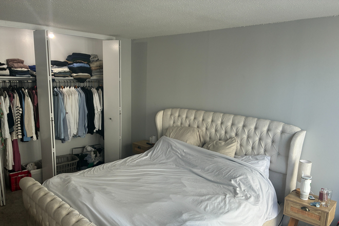 bedroom with storage space - 65 East Scott Condo