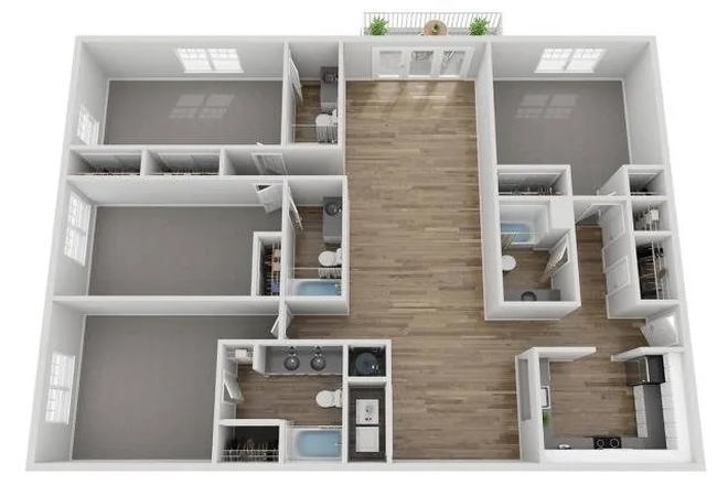 Floor Plan - APARTMENT SPRING 2025 WERTLAND SQUARE-- GREAT LOCATION, FULLY FURNISHED