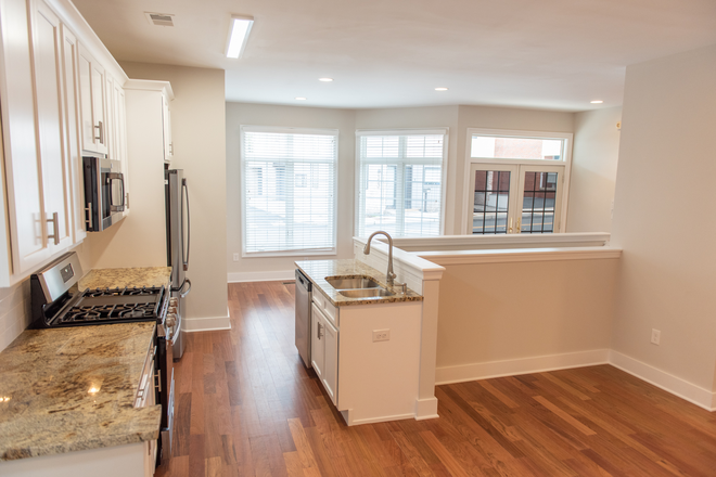 Kitchen/Living area - 2BR apt-152 Witherspoon St-Princeton