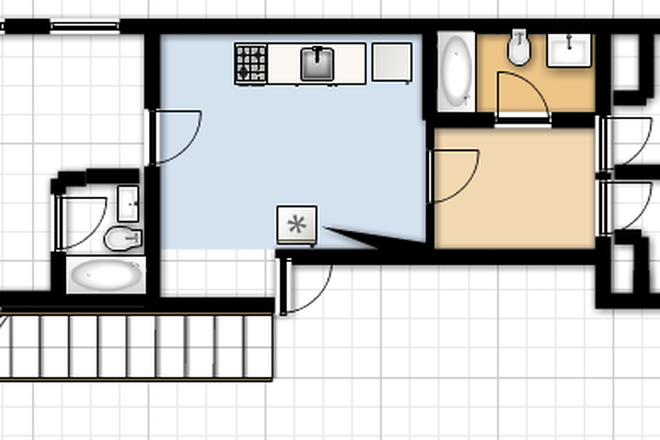 General Floor Plan - 1-2 BEDROOMS | PENN DENTAL | PENN ALEXANDER | PENN Condo