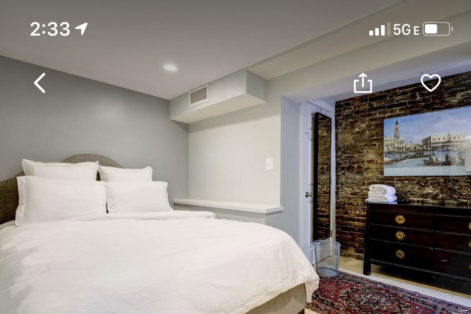 Bedroom 2 - Elegant 2BR Georgetown Garden Apartment with Private Entrance