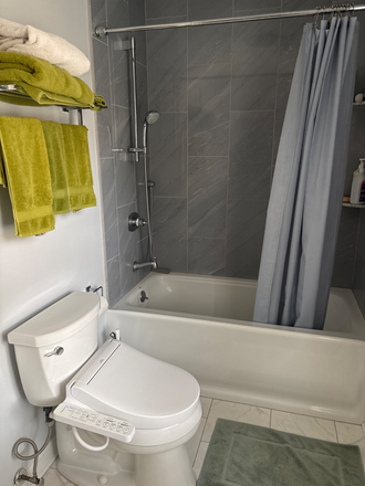 Your private bath and  bidet - Furnished room in shared home for female-Benford Dr-West Windsor