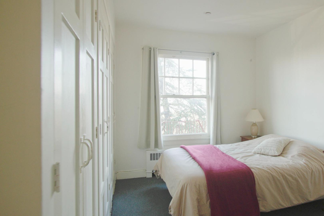 Bedroom - Bay View Room in Peaceful Meditation Center, 1 Block from Campus, Utilities Included Rental