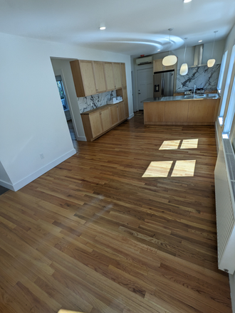 Living - Kitchen - Newly renovated 3 bed, 2 bath with family room, Central AC, no fee Duplex