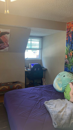 south-facing window with desk alcove - Close to campus, Large Room for rent with walk-in closet.