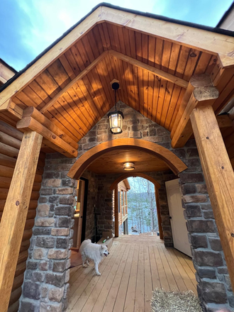 Breezeway side entrance - The Lake House