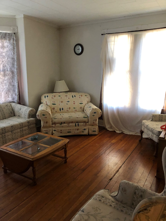 Living Room - One Bedroom Apartment for Rent Downtown Northampton