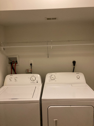 in unit laundry - 2 bedroom, 1 bathroom, 1 living apartment