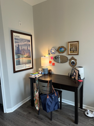 Desk area in bedroom - THE PROVINCE BOULDER, apartment steps away from campus