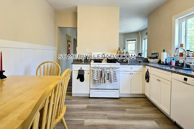 Kitchen - NO BROKER FEE! 4 Bed 1 Bath Apartment on Curtis St. in Somerville! Close to Tufts Campus