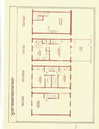 Floor plan with remodeled suite top level (large furnished bedroom, walk-in bath, walk-in closet - Furnished rooms with private bathrooms adjacent to JHH and campus schools (SON, SPH, Medi Townhome