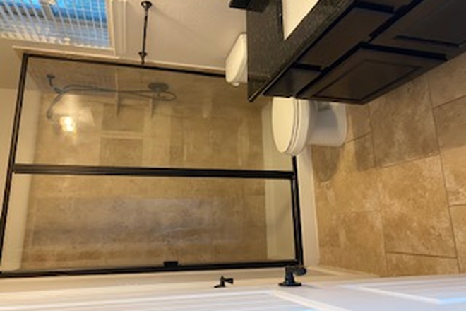 Full bath - Upscale 1 bedroom in quite neighborhood. Includes yard, washer/& utilities paid by landlord. Pets OK Duplex