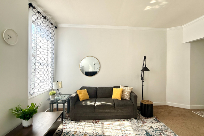 Living Room - fully furnished - Belvedere 1BR/1BA Apartments