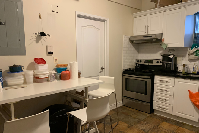 Kitchen/common space - 1 Furnished Room for Rent Across from U of T (Downtown)
