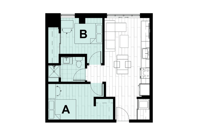 Layout of place - Hub on campus - State street