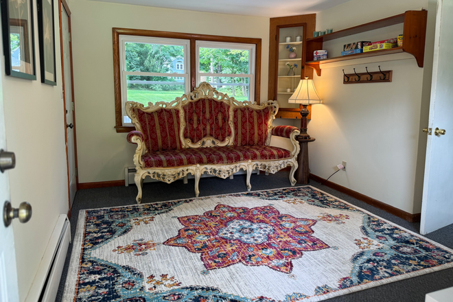Living room1 - 1BR Spring term 1/1/26-5/26/26, furnished, hassel free moving in $0 deposit/$0 agent fee