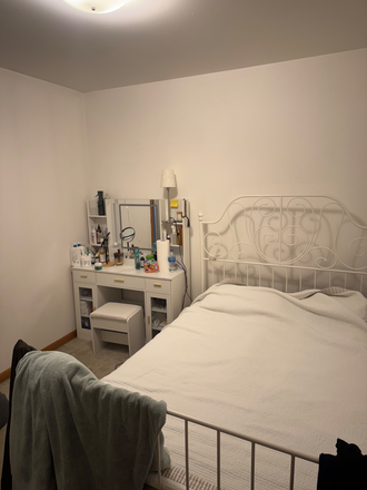 This is the picture of room. It has bed as in the picture chair and desk they are not in the picture - A room is available, preferably for a female occupant.