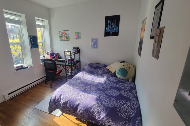 Bedroom from door - Great apartment close to campus