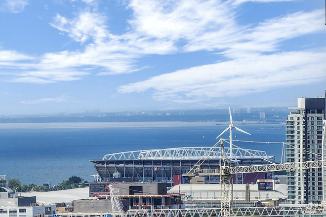 View from the building - Fantastic studio in the heart of Toronto's Entertainment District all utilities incl. Condo