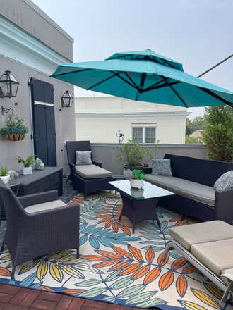 Terrace Lounge area - Penthouse close to Campus