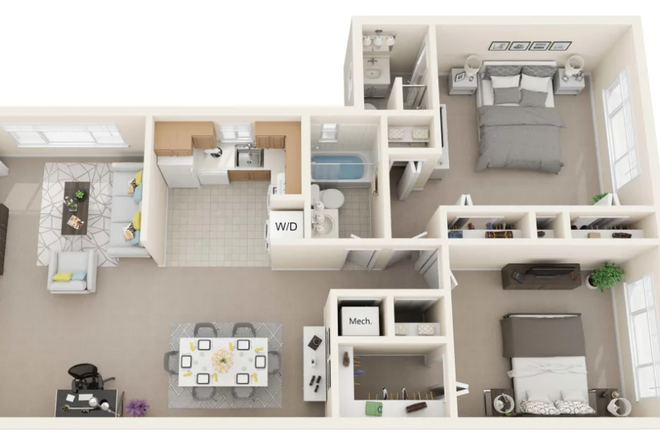 floor plan - Stevenson Lane Apartments