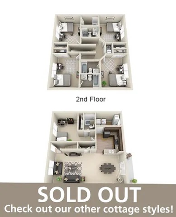 Floor Plan - The Cottages on Lindberg
