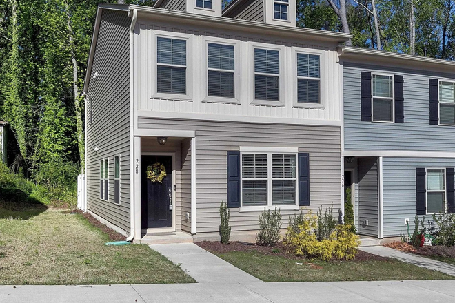 Outside Street View - 2 bedrooms + 1 bathroom unit in shared 3BR/2.5BA townhouse in west Raleigh