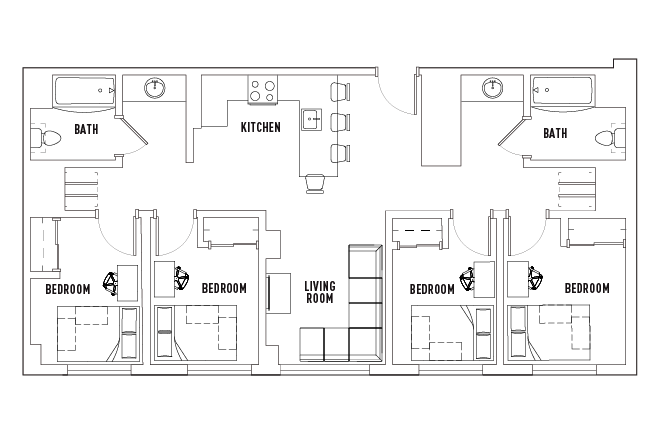 Layout of apartment - Lightview