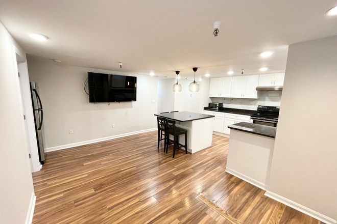 Living Room and Kitchen - 39 Hemenway St - Professionally Managed Building of Condos!