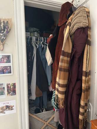 Bedroom closet - Furnished Summer Bedroom Sublease, Fits 1-2 People Apartments