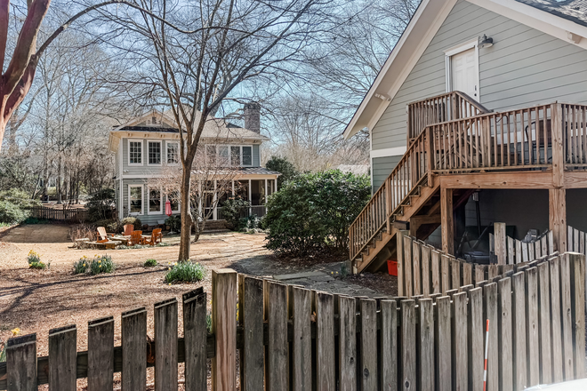 Carriage house above the detached garage - Turn Key Furnished Studio in DT  Decatur Apartments