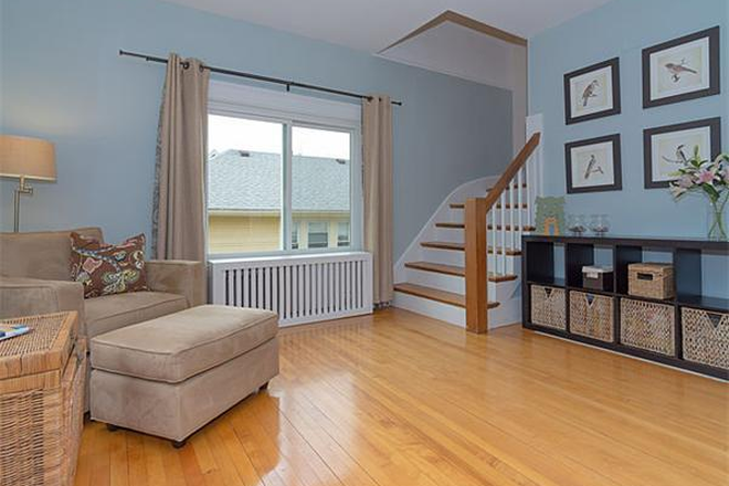 Stairs leading to second floor - Sunny, Spacious, and Newly Renovated Home with New Appliances