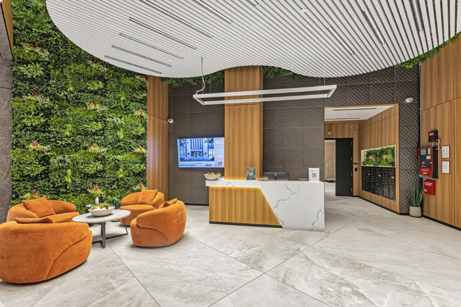 Reception of Building - Affordable Furnished Room in Resort-Style Building near Fordham | WiFi + Utilities Apartments