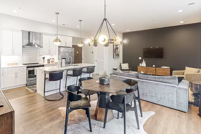 Spacious kitchen, dining and living room - 119 Mason Ave, Unit 203 Nashville, TN 37203