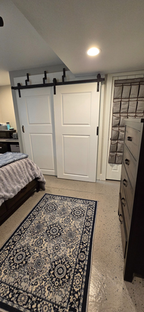 Bedroom closet - Fully Furnished Basement Bedroom/All Bills and Amenities Included House