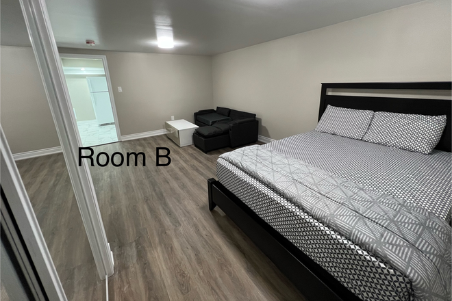 Bedroom - ? Basement Private Room for Rent – Kipling, Etobicoke – Female Preferred - Available to move in now