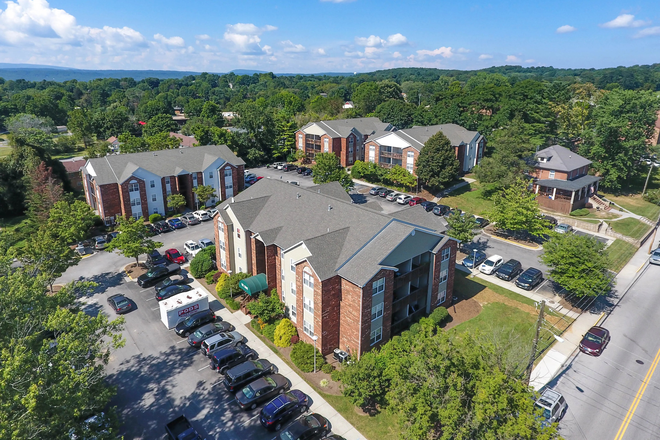 Arial view of the complex - Spring 2027 Sublet, Downtown and close to campus!