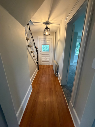 downstairs hallway - Newly Renovated Family Farmhouse On Working Farm