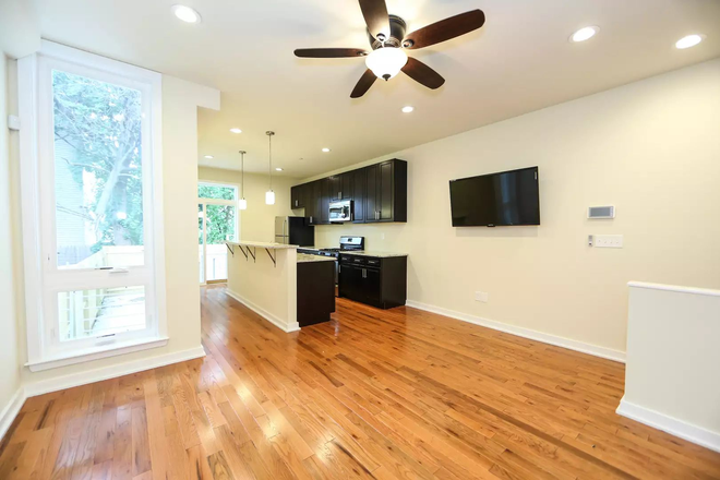 Common Room and Kitchen - 1406 Willington Street - UNIT A Townhome