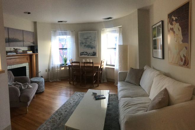 LIVINGROOM - GAINSBOROUGH ST - CHARMING HIGH END 1 BEDROOM IN FENWAY! 09/01 NU Condo