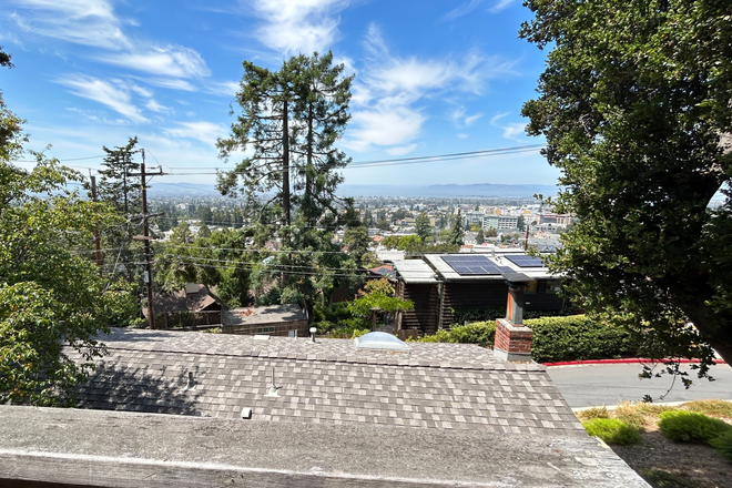 View from balcony - 64 Panoramic Way #C - Full Bay/Campus Views - Peaceful and quiet - 1 block from stadium