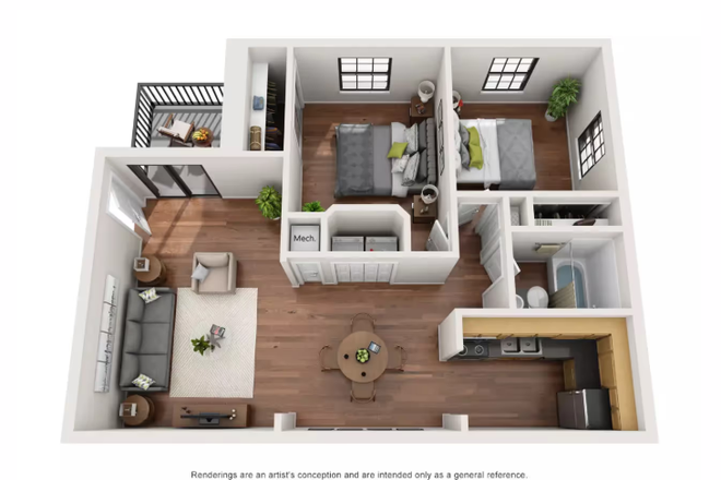 Floorplan from apt site - Berkshire 54 apartment