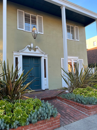 Front of building. - One Block to Campus in Gourmet Ghetto, lovely courtyard apartment